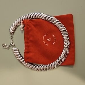 Anthropologie 80's Sparkler Collar Necklace